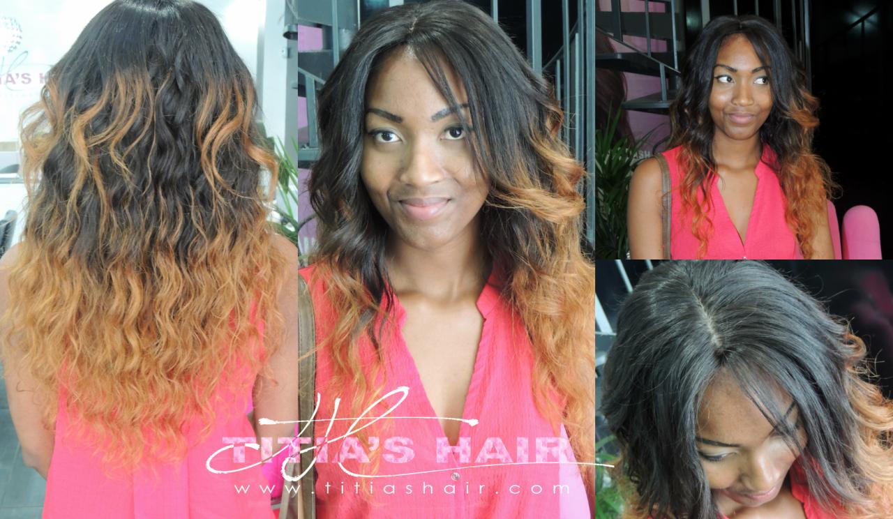 Tissage brésilien Premium loose wave + closure silk base