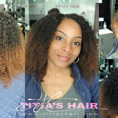 Tissage brésilien Premium jerry curly + closure silk base