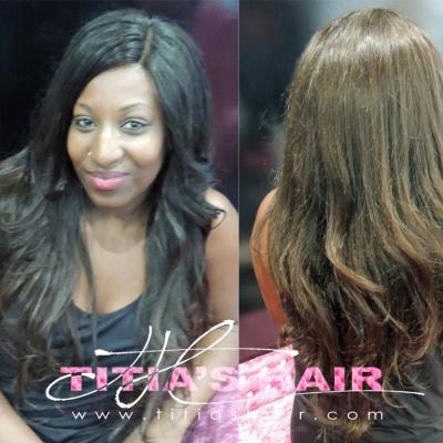 Tissage brésilien Premium lisse + closure silk base